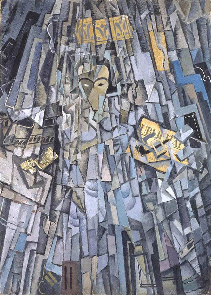 cubist self portrait salvador dali painting