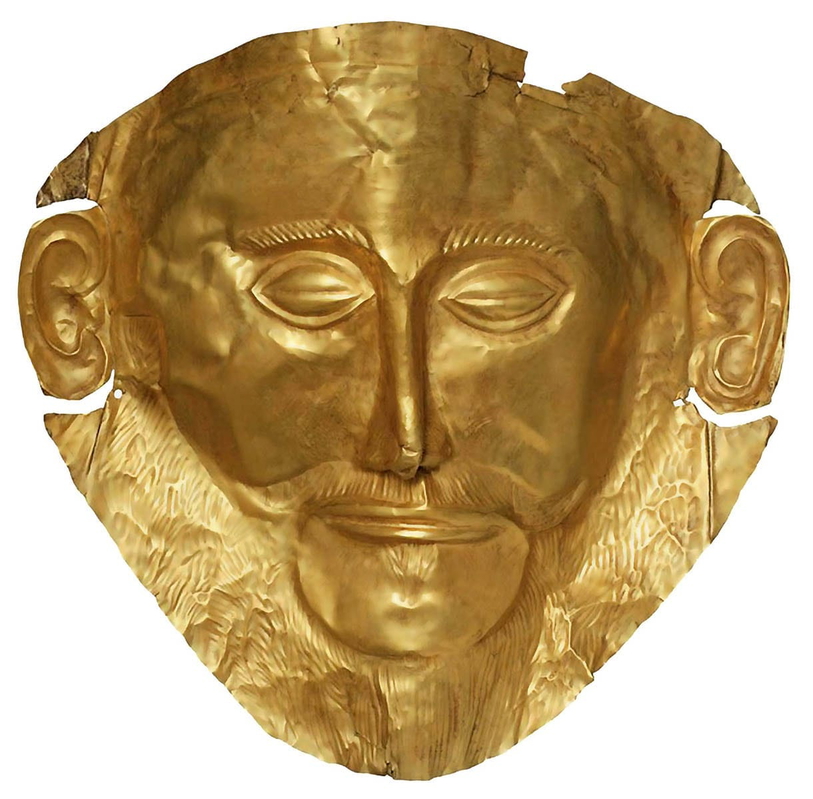 agamemnon gold death mask