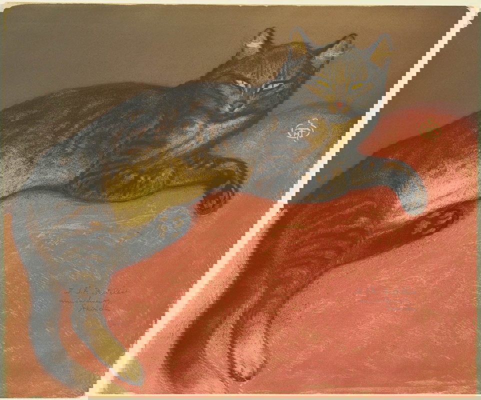 steinlen cat painting