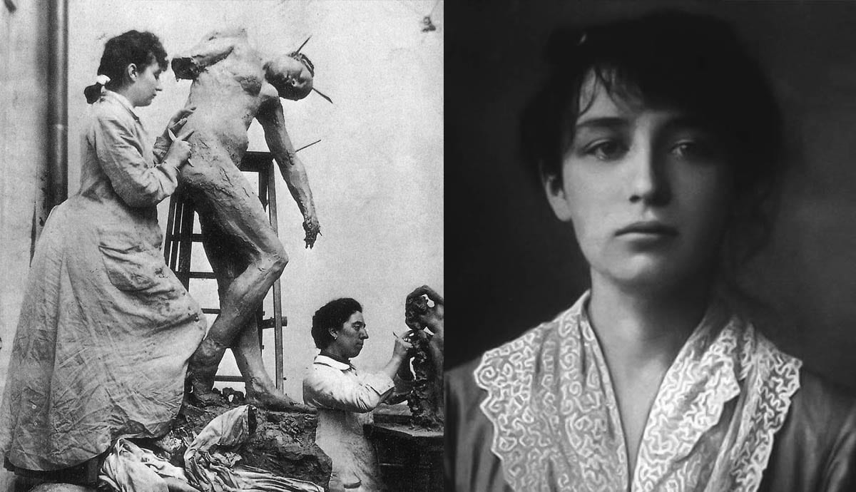 camille claudel in her paris studio