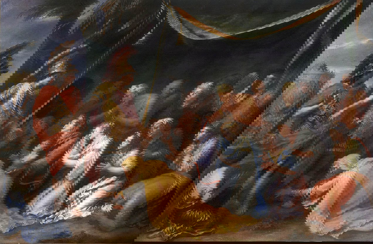 the queens of persia painting