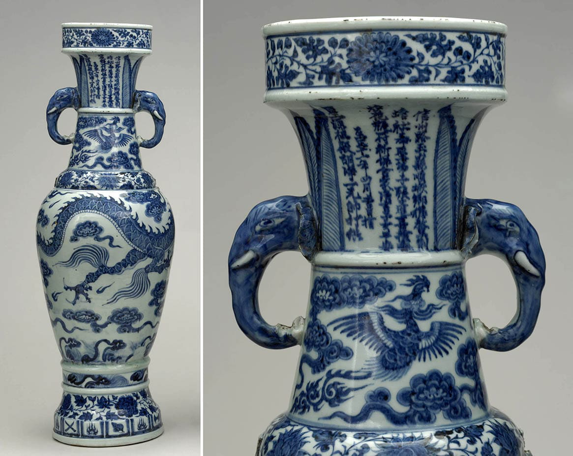 chinese porcelain david vases