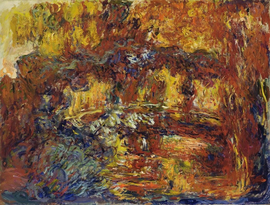 japanese footbridge monet