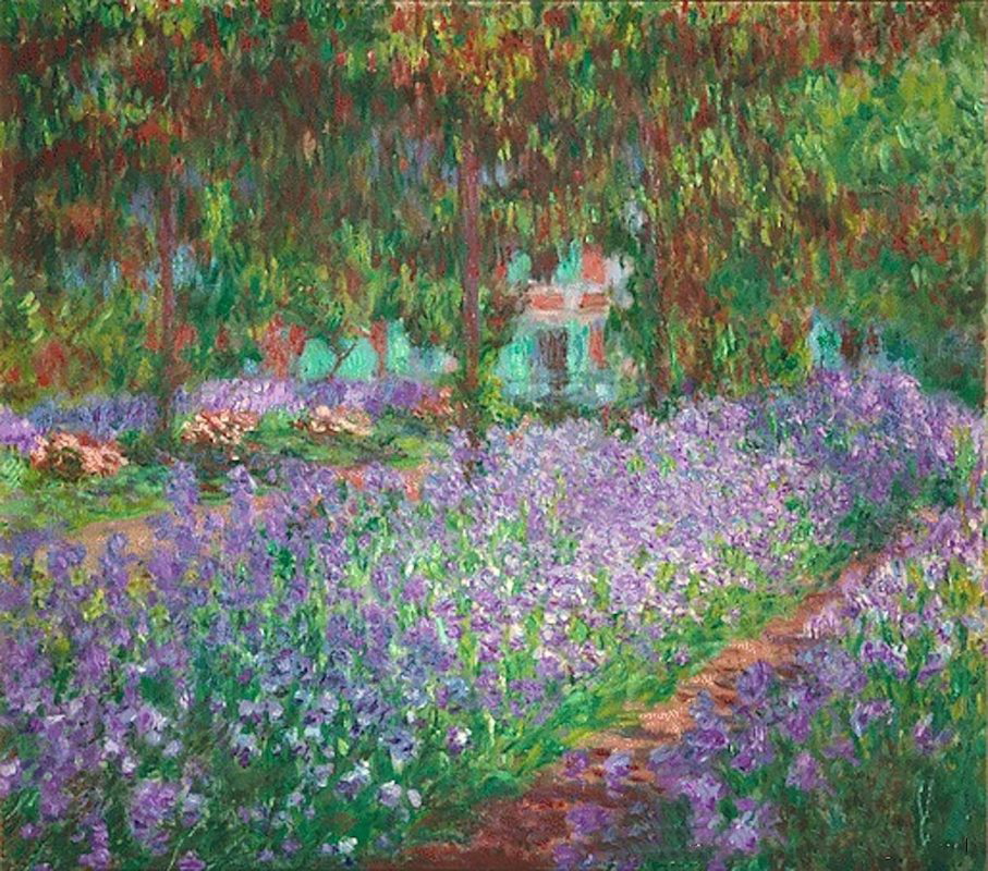 claude monet jardin de l'artiste