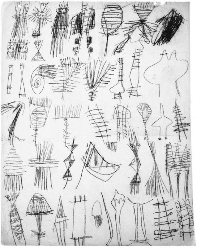 cy twombly north african sketchbook