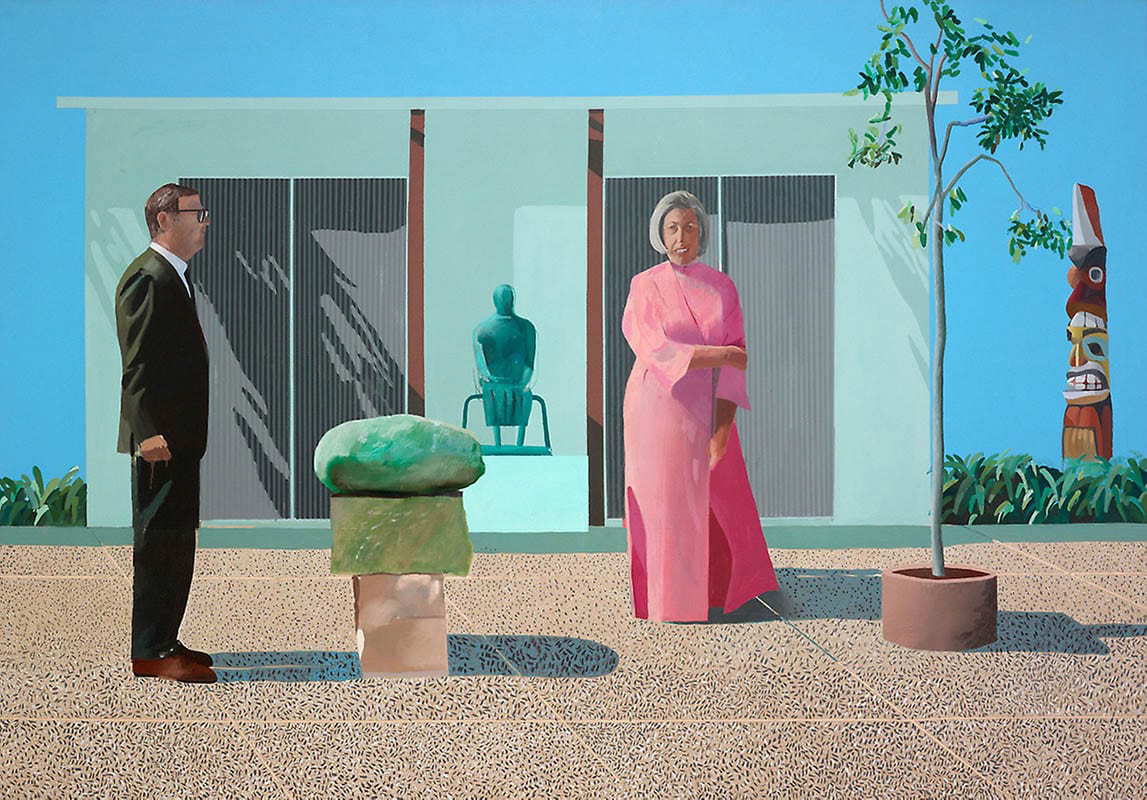 american collectors david hockney