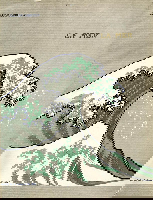 La Mer orchestral score debussy
