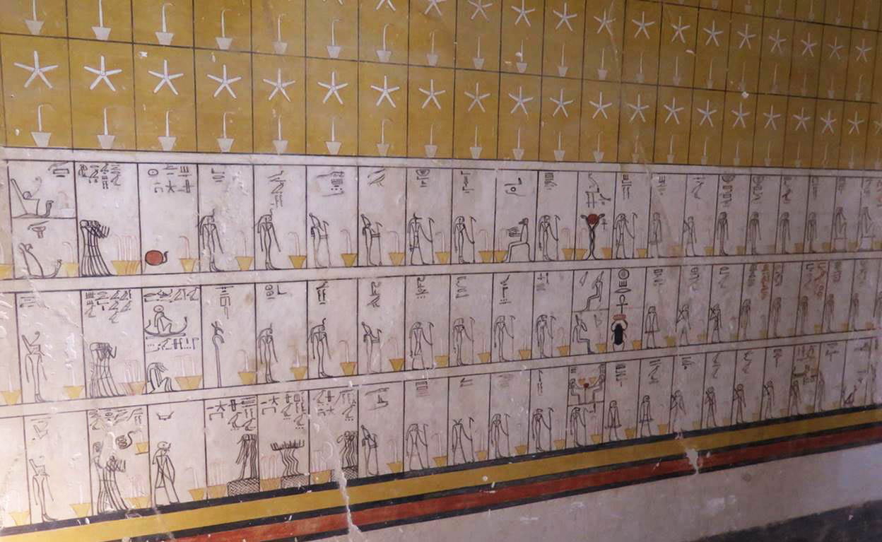 funerary book wall thutmose III