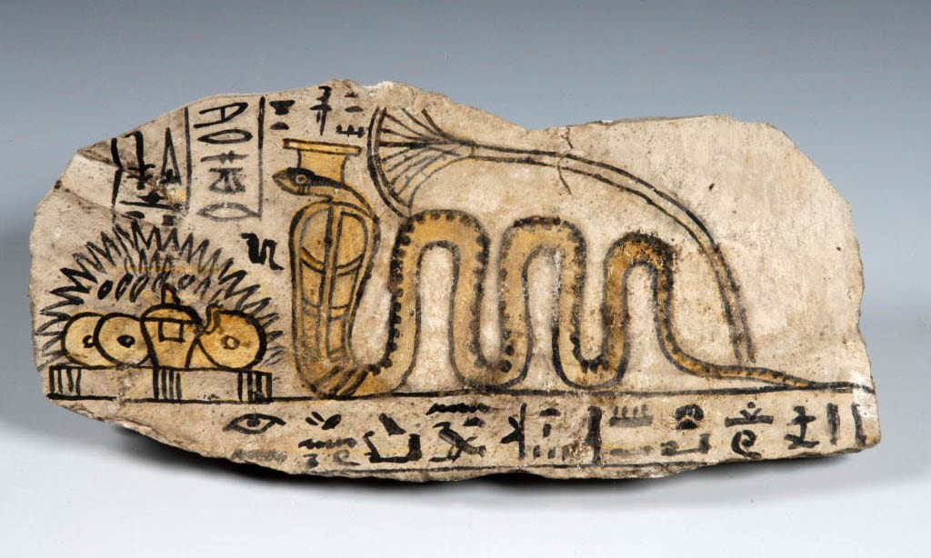 meretseger offerig amenkhau ostracon