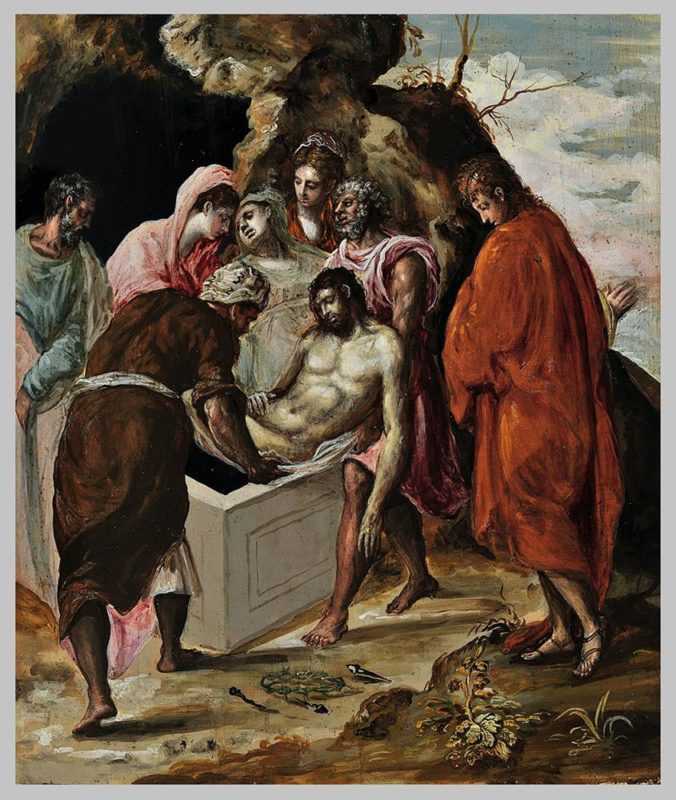 entombment of christ el greco