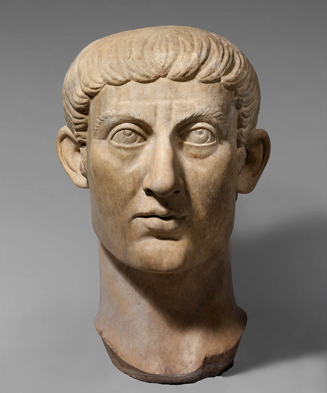 portrait head of constantine