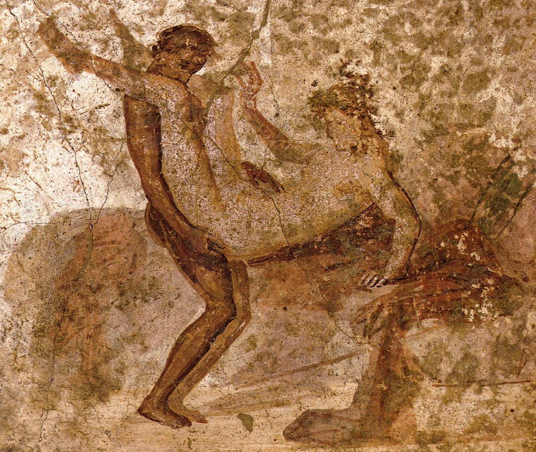 pompeii fresco erotic scene