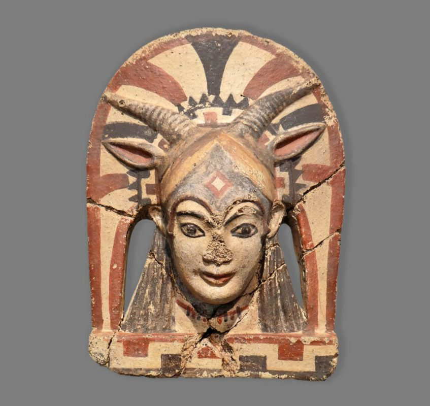 antefix etruscan goddess juno