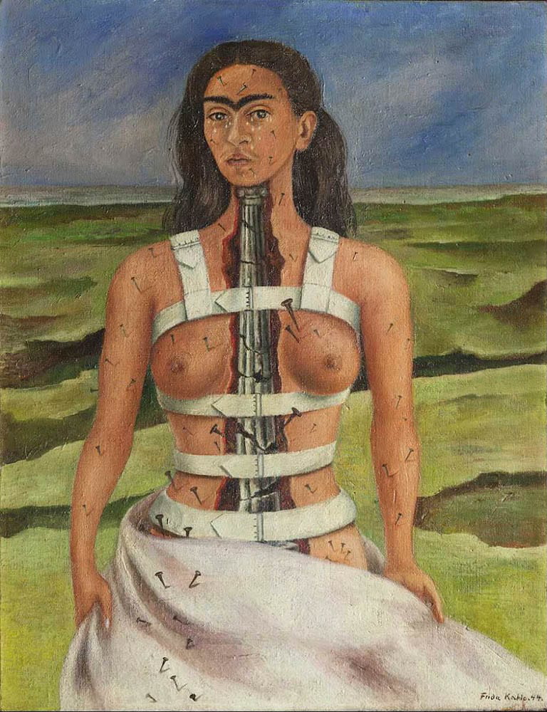broken column frida kahlo
