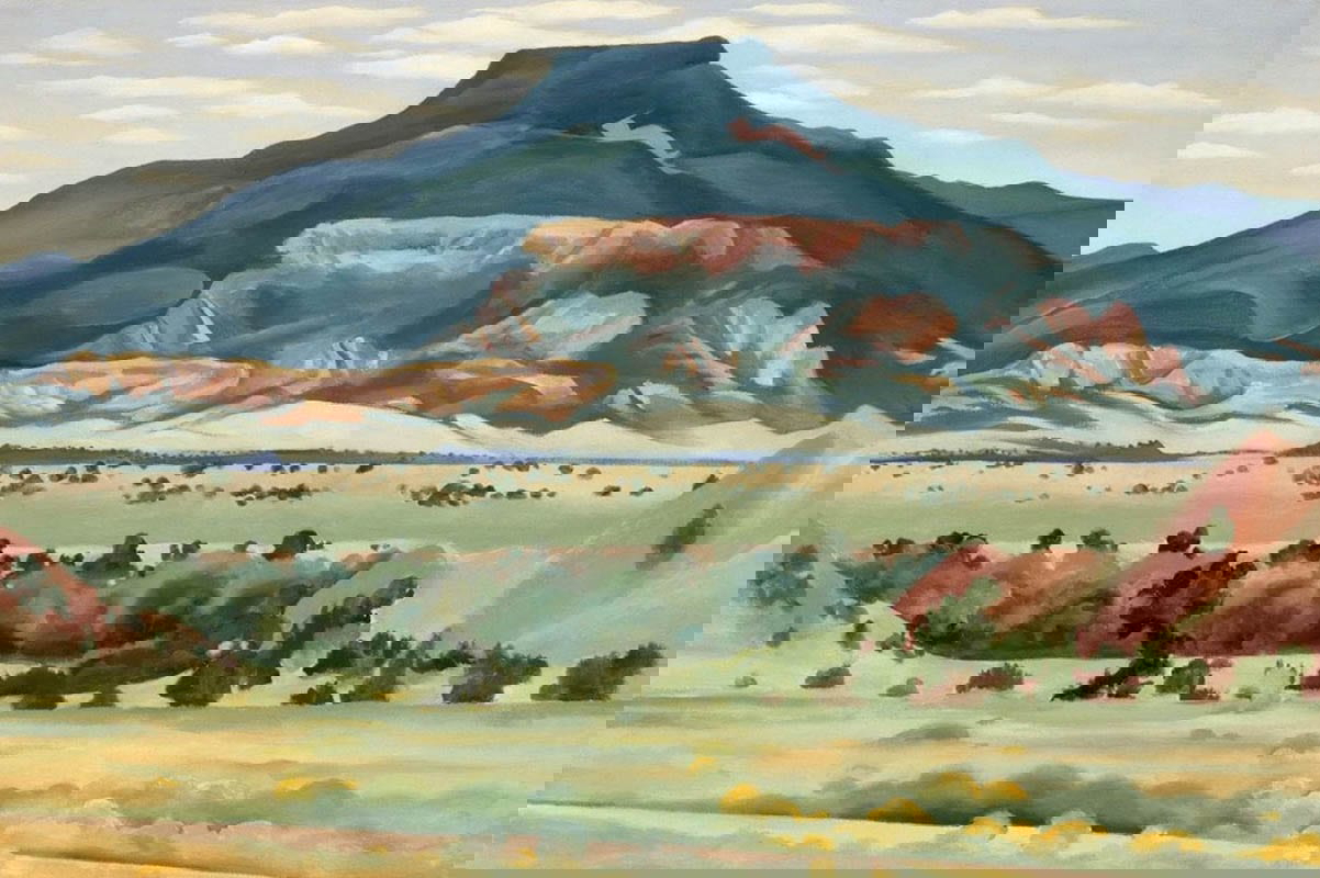 my front yard painting georgia o keeffe