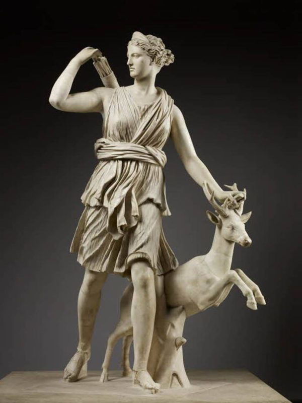 artemis doe sculpture