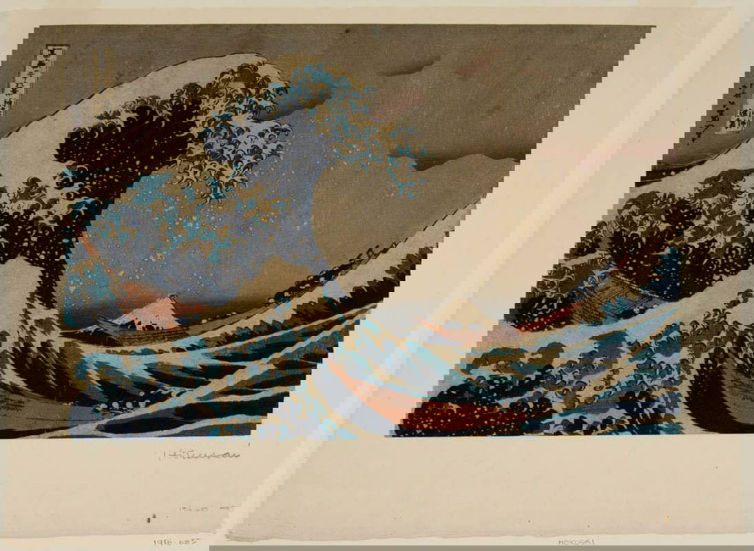 great wave off kanagawa print