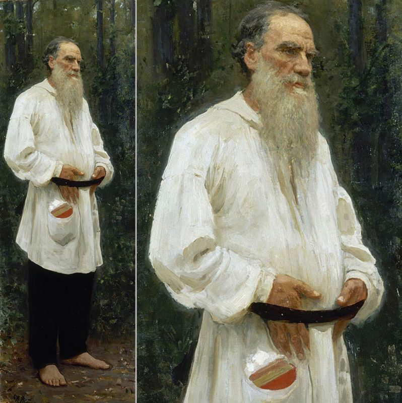 tolstoy portrait ilya repin