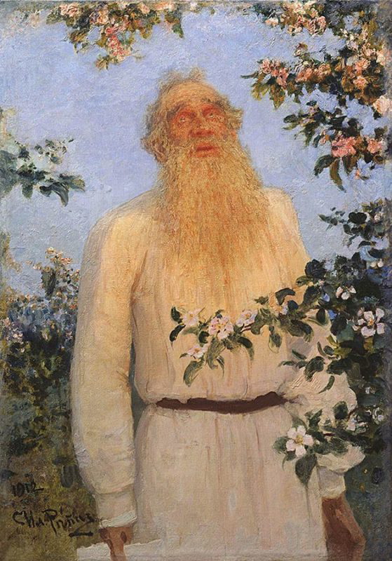 ilya repin leo tolstoy