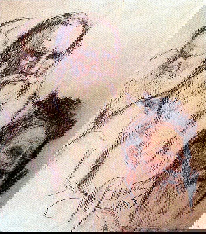 ilya repin leo tolstoy sketches