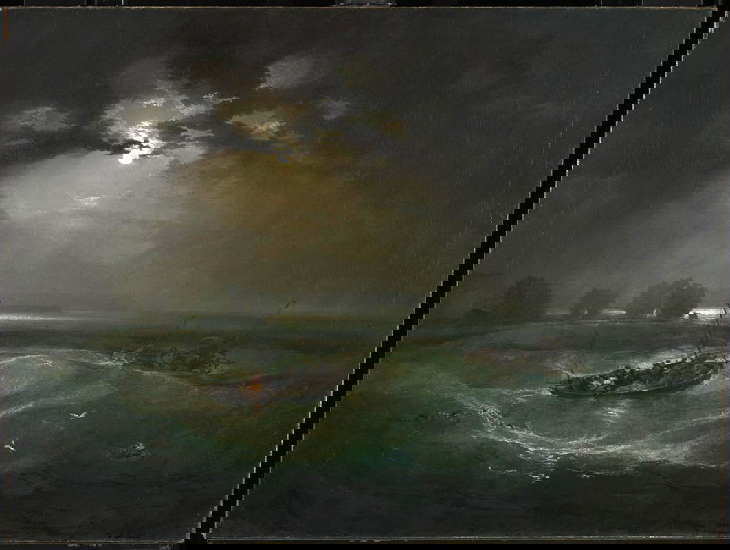 fishermen at sea jmw turner