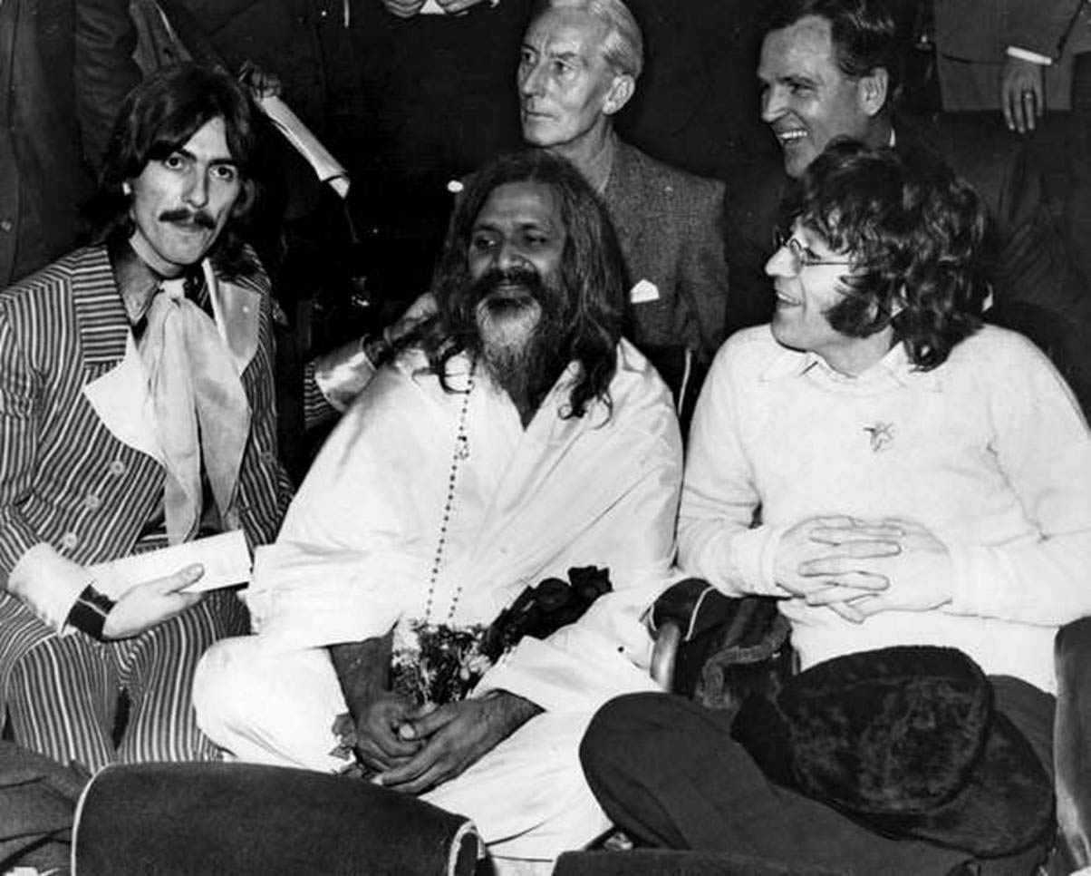 john lennon george harrison maharishi mahesh