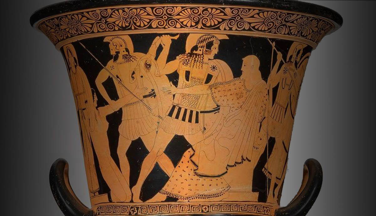 calyx krater fall of troy