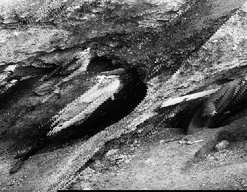 Marcel Ravidat entrance lascaux cave