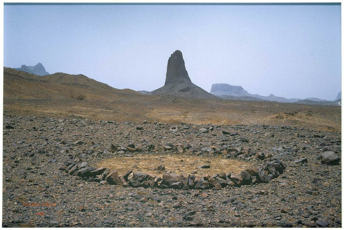 sahara circle richard long