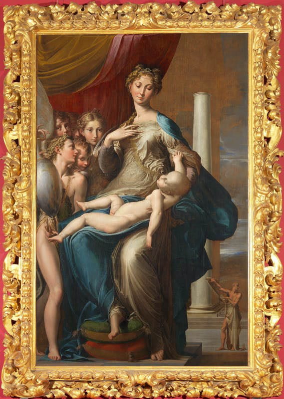 madonna and child parmigianino