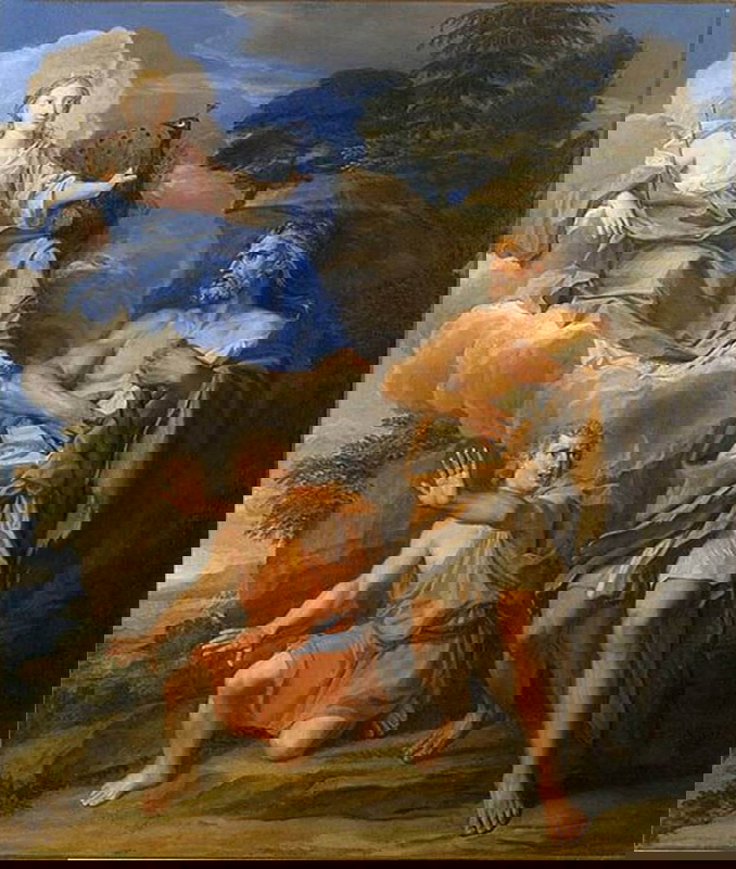 juno appears hercules painting