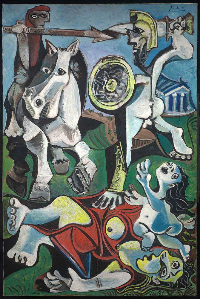 picasso rape of sabine women painting