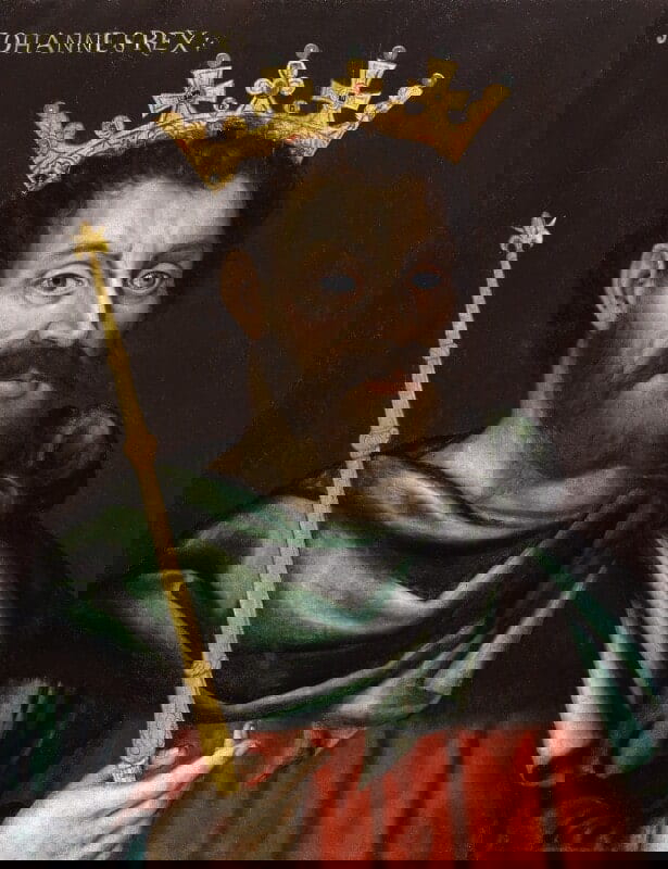 portrait king john treasures