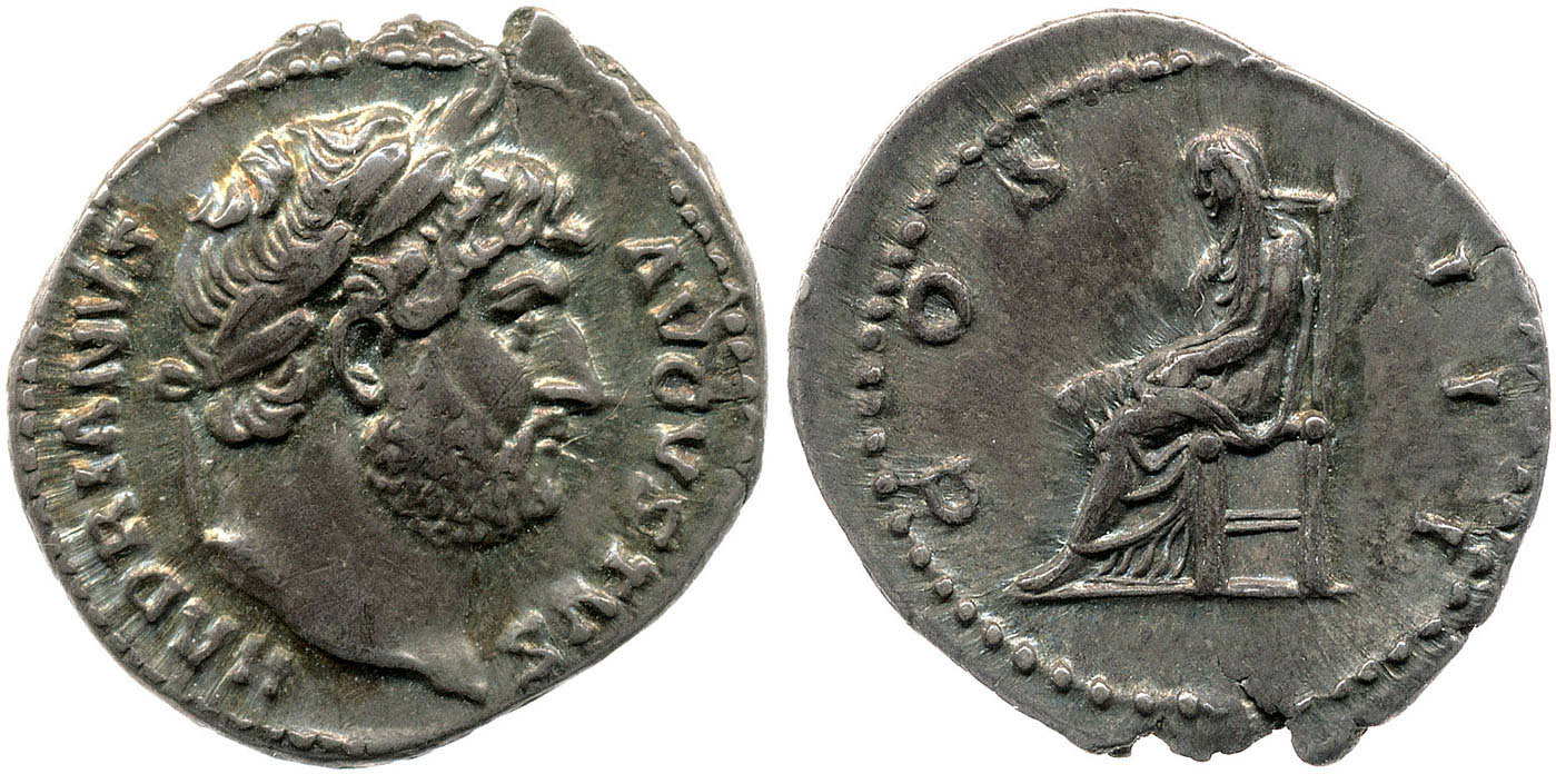 coin pudicitia hadrian