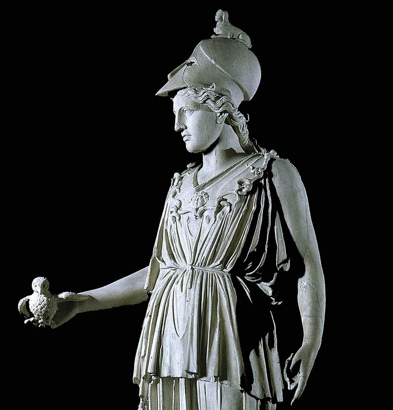 athena statue goddess