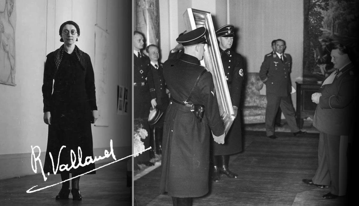 Rose Valland Jeu de Paume Reichsmarschall Göring admiring painting