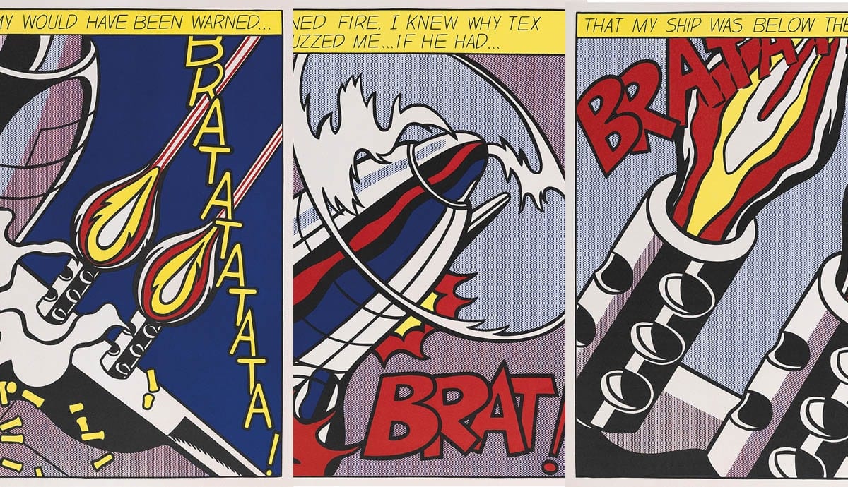 as i opened fire roy lichtenstein