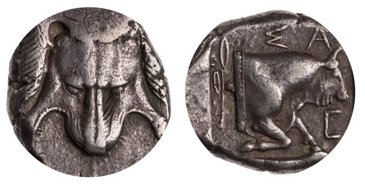 lion mask bull samos coin