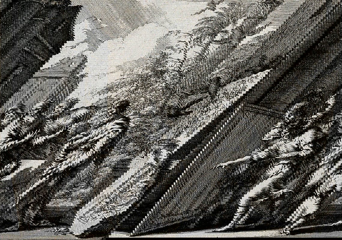 parrhasius deceives onlookers painting