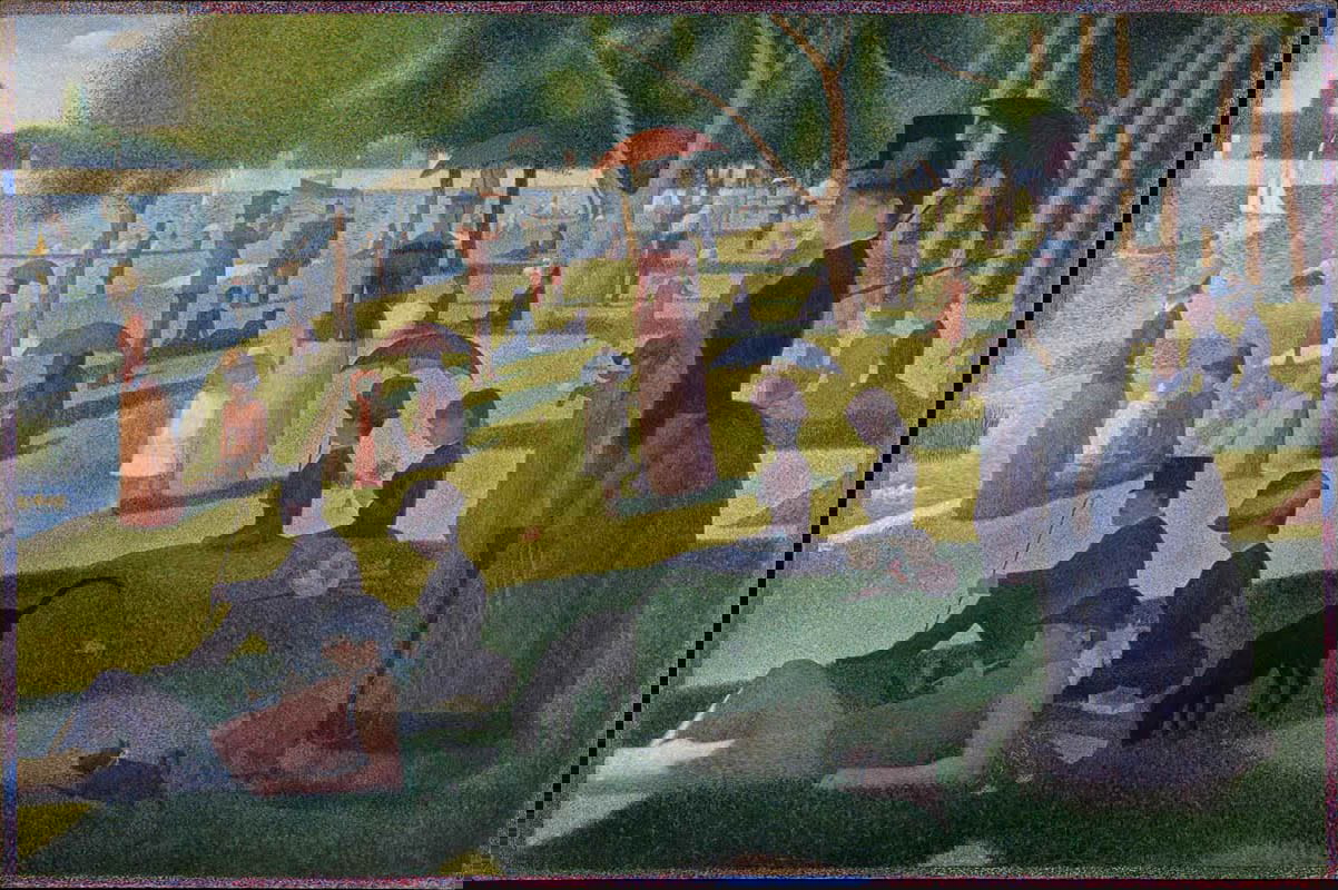 sunday afternoon seurat neo impressionism