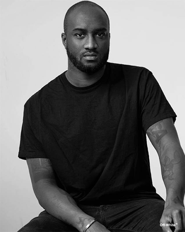 virgil abloh black and white portrait