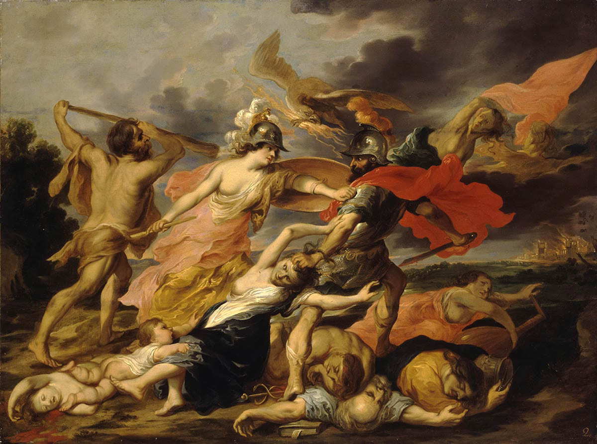 hercules minerva expelling mars