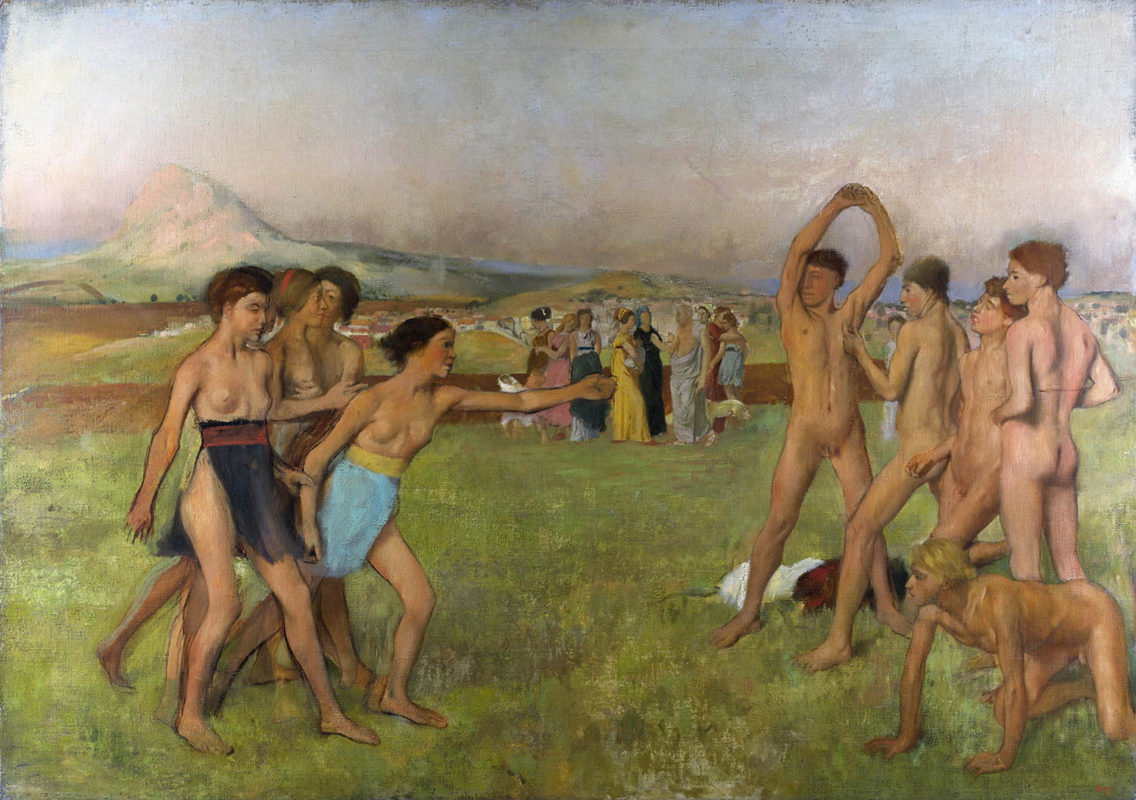 spartans excercising