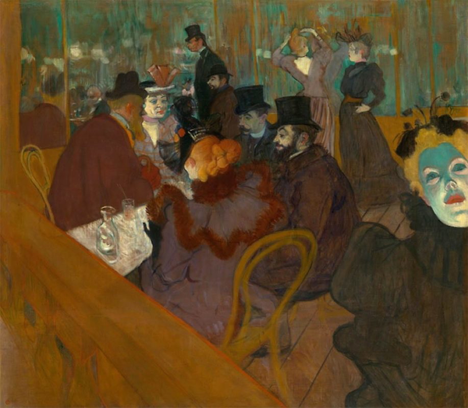 at the moulin rouge henri toulouse latrec