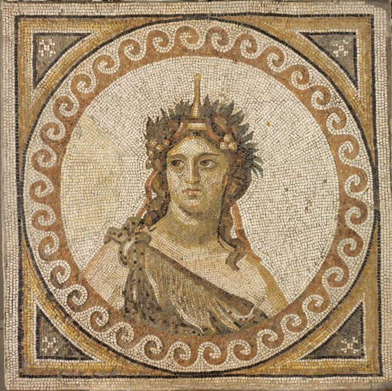 bacchus mosaic roman floor