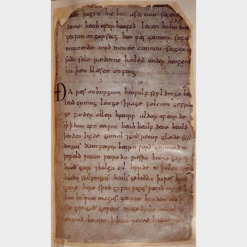 beowulf original manuscript