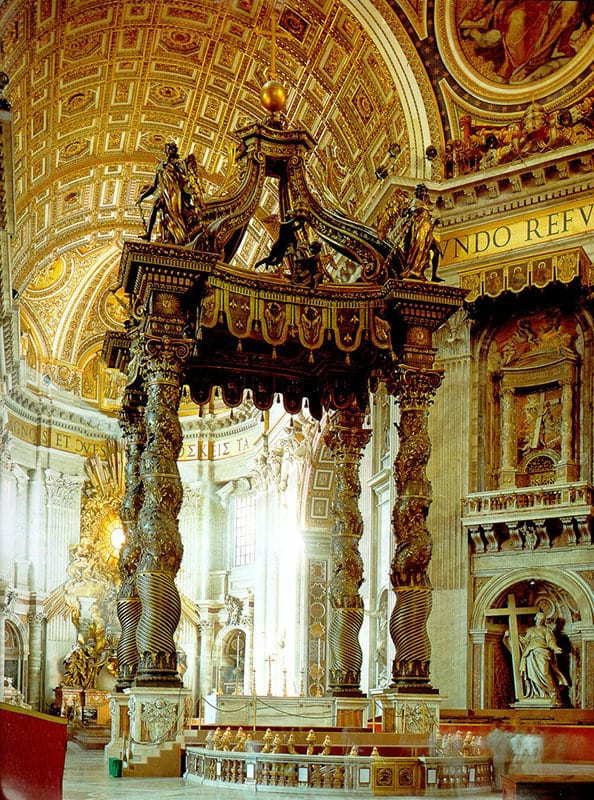 bernini altar saint peters basilica