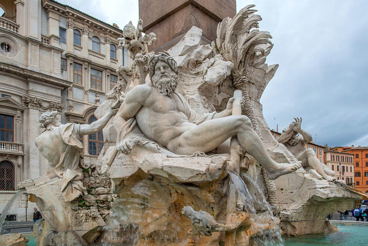 fontana dei quattro fiumi
