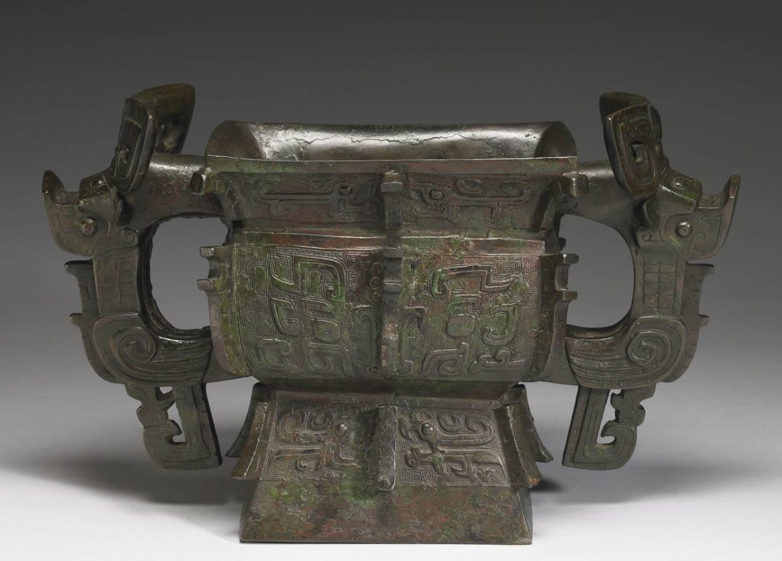 bronze food container china