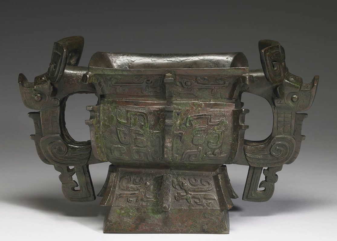 bronze food container china